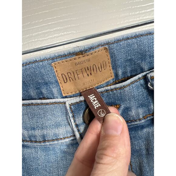 Driftwood Denim Jackie Jeans Lace Hem Women's 27 / 4 Boho Romantic Capsule - Picture 5 of 10